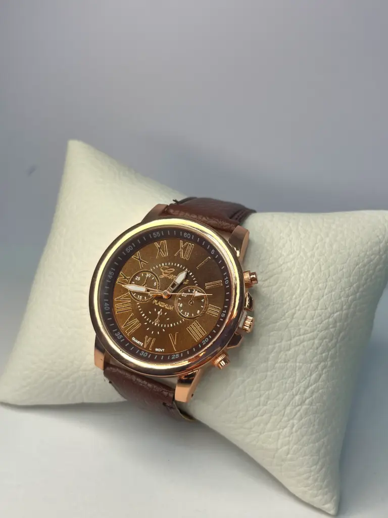 [ZIBA-015] Reloj Dorado Clásico Unisex
